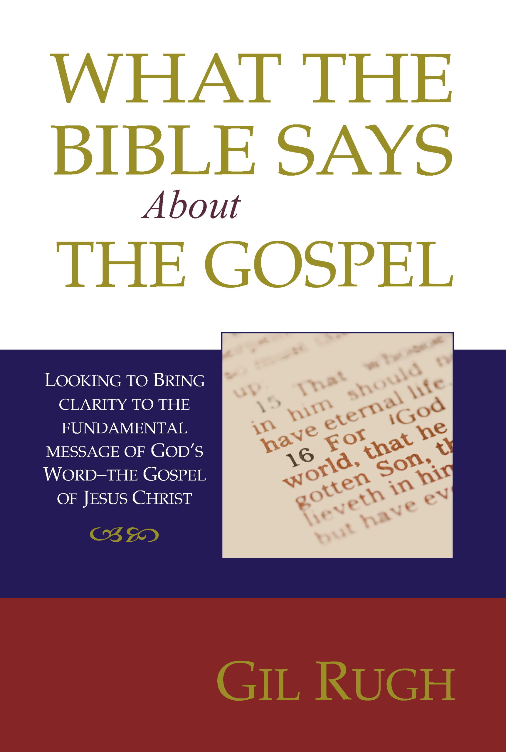 What the Bible Says About the Gospel booklet cover