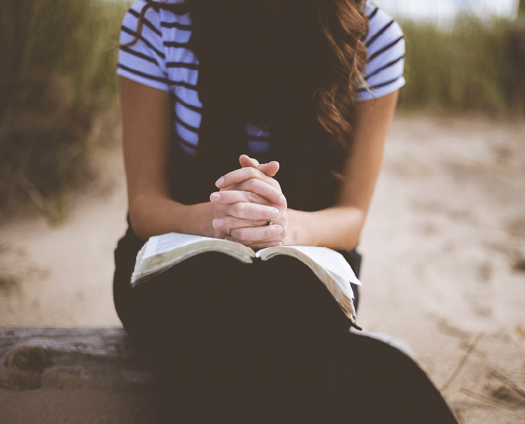 Woman praying